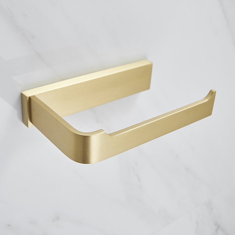 Toilet Paper Holder Creative Modern Metal 1pc - Bathroom Wall Mounted2