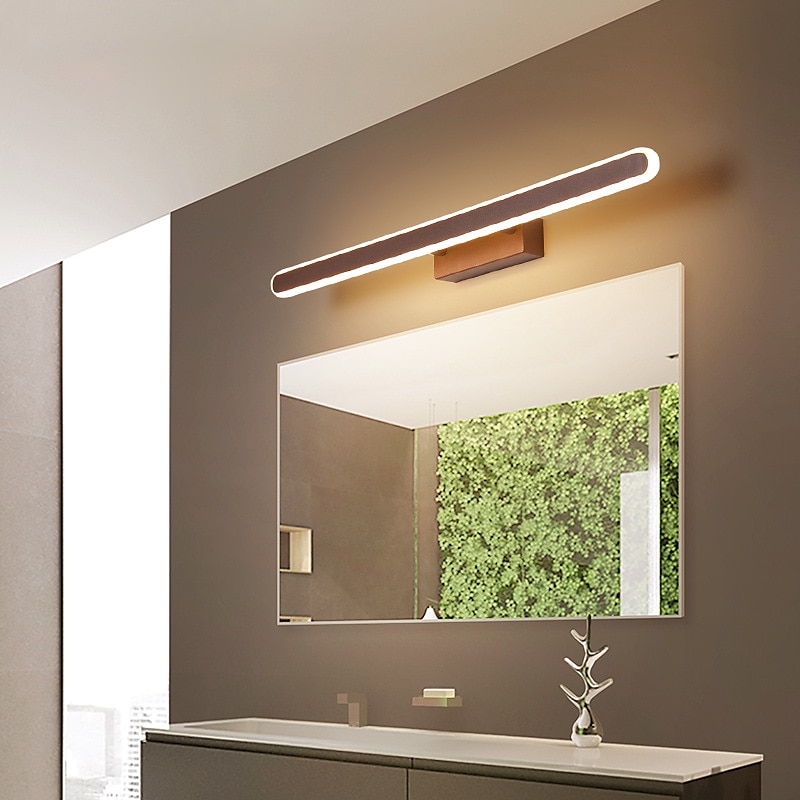 80 cm Led Mirror Lamp Bathroom Bathroom Mirror Lamp Modern Simple Aluminum Lamp Dance Dressing Room Lamp Background Wall Lamp2