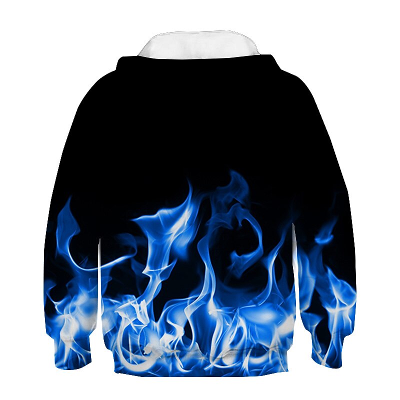 Kids Boys' Hoodie & Sweatshirt Long Sleeve Graphic 3D Print Rainbow Children Tops Active New Year2