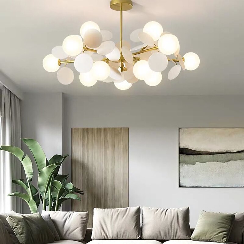 90 cm Chandelier Nordic Style Global Bulbs Artistic Modern Fashion Metal 110-120V 220-240V4