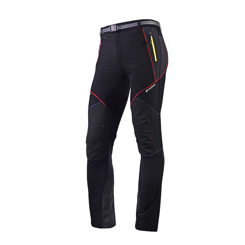 Men's Waterproof Hiking Pants Patchwork Outdoor Thermal Warm Waterproof Windproof Quick Dry Pants / Trousers Bottoms Black Grey Elastane Fishing Climbing Beach S M L XL XXL4