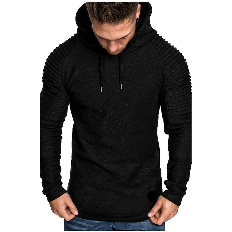 Men's Hoodie ArmyGreen Black khaki Gray White Solid Color Cool Winter Clothing Apparel Hoodies Sweatshirts  Long Sleeve4