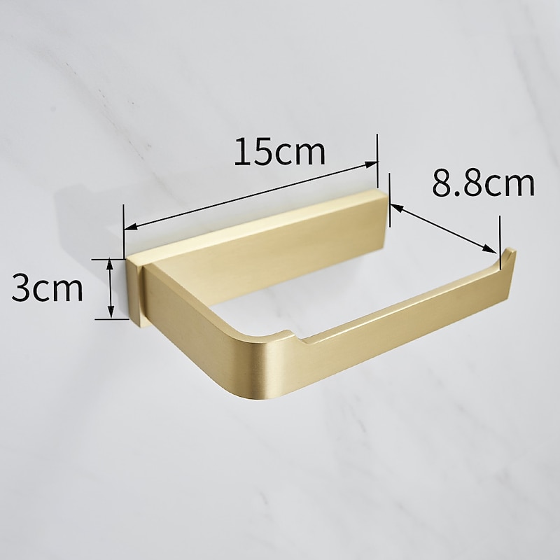 Toilet Paper Holder Creative Modern Metal 1pc - Bathroom Wall Mounted4