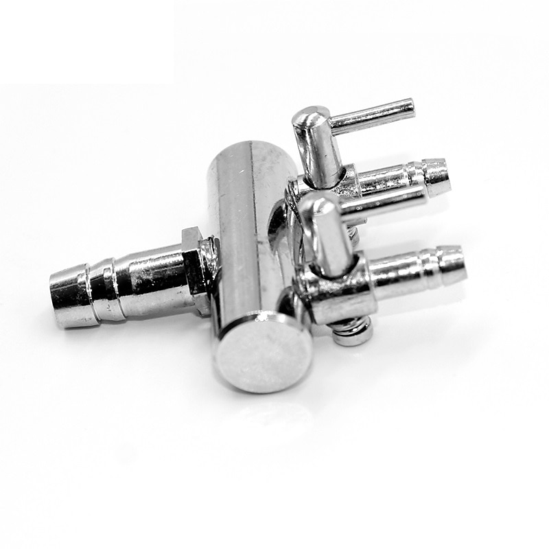 Aquarium Accessories 2 4 6 8 10 Ways Aquarium Inline Air Splitter Control Valve For  Oxygen Pump Hose Inlet Dia2