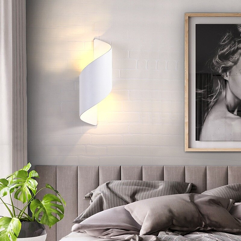 Outdoor Wall Lamp Wateproof Nordic Modern Simple Living Room Bedroom Bedside Background Wall Lamp Aisle Stair Outdoor Waterproof Wall Lamp