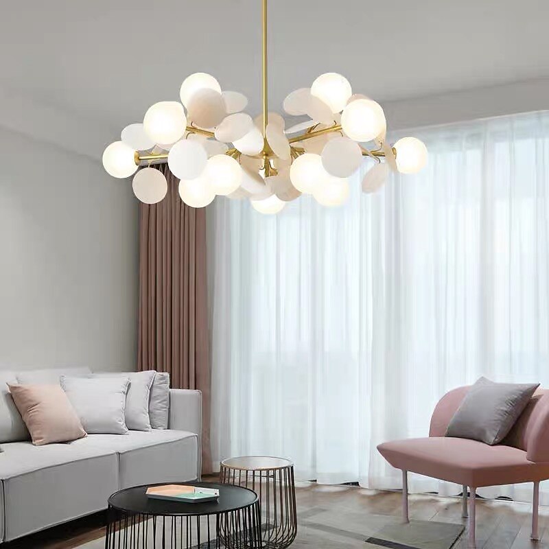 90 cm Chandelier Nordic Style Global Bulbs Artistic Modern Fashion Metal 110-120V 220-240V2