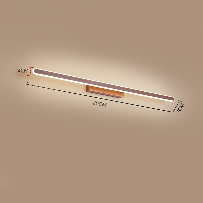 80 cm Led Mirror Lamp Bathroom Bathroom Mirror Lamp Modern Simple Aluminum Lamp Dance Dressing Room Lamp Background Wall Lamp3