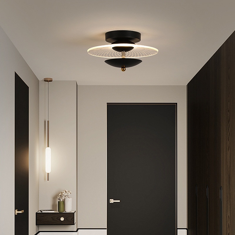 LED Corridor Lamp Modern Simple Nordic Gold Black Entrance Hall Lamp LED Yang Desk Lamp Cloakroom Porch Lamp Corridor Light2