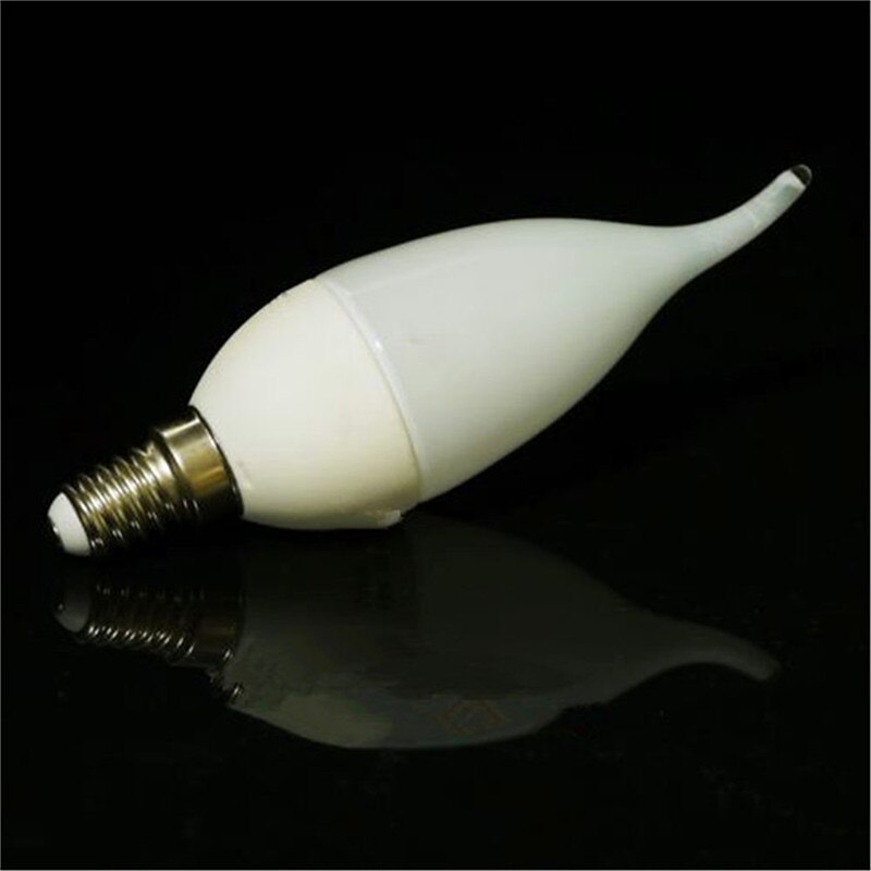 10pcs E14 3W LED Candle Light Bulb Candelabra Chandelier Lamp Decoration Light Warm White Cool White C35 C35L Frosted 220-240V3