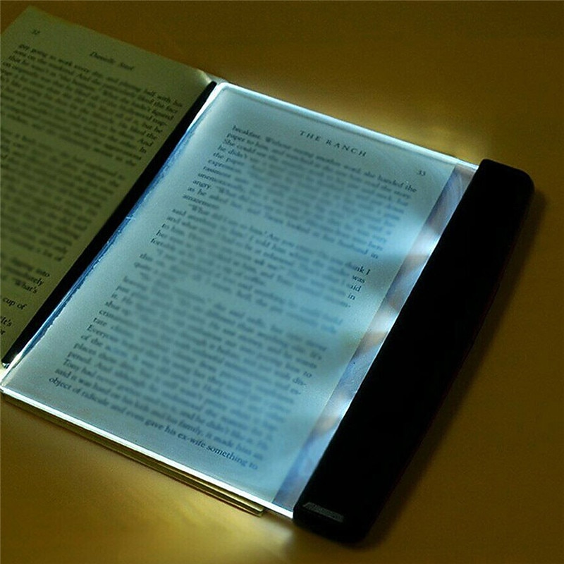 LED Flat Panel Night Vision Reading Light  Reading Light for Children Adult Night Reading Book 1pc4