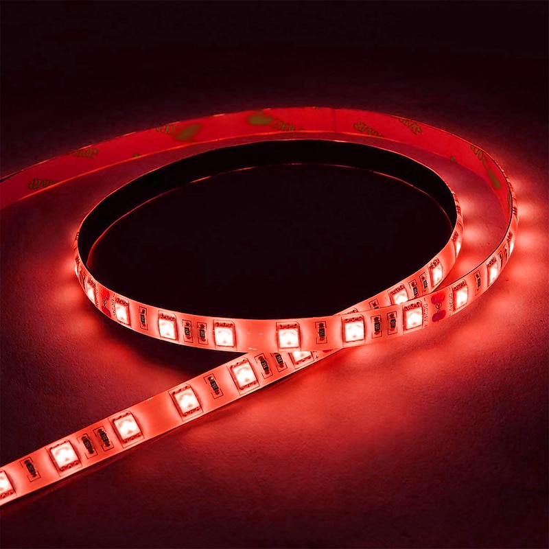USB LED Strip Lights USB with Switch Control USB TV Backlight Bar Multicolor 5050 SMD 60LED / Meter Warm White Red Blue4