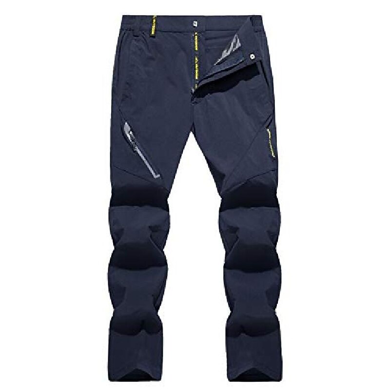 men's quick dry hiking pants assault hiking mountain stretch pant trousers navy, 32