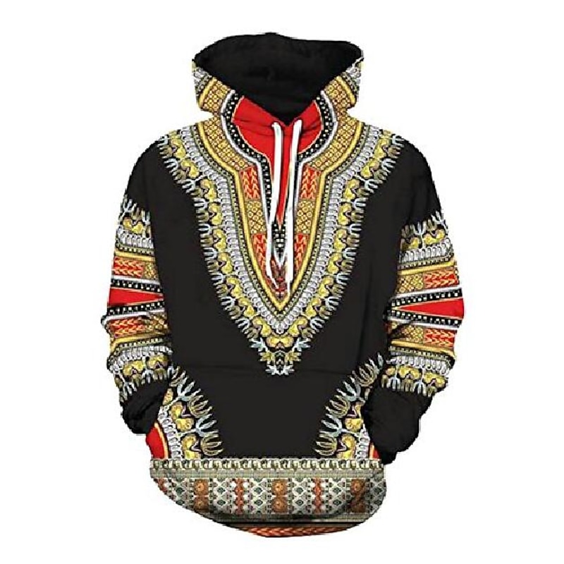 American Indian African Dashiki Hoodie Harajuku Graphic Kawaii For Men's Women's Adults' Halloween 3D Print Vacation Halloween2