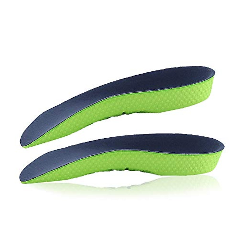 arch support 3/4 orthotic insole high arch inserts for plantar fasciitis flat feet heel spur pain -l