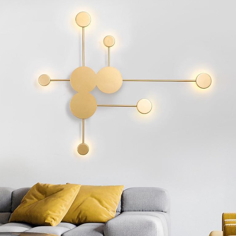 Lightinthebox Modern Nordic Style LED Wall Lights Flush Mount Ceiling Lights Anti-Glare Creative Living Room Office Iron Wall Light 110-120V 220-240V 8 W2