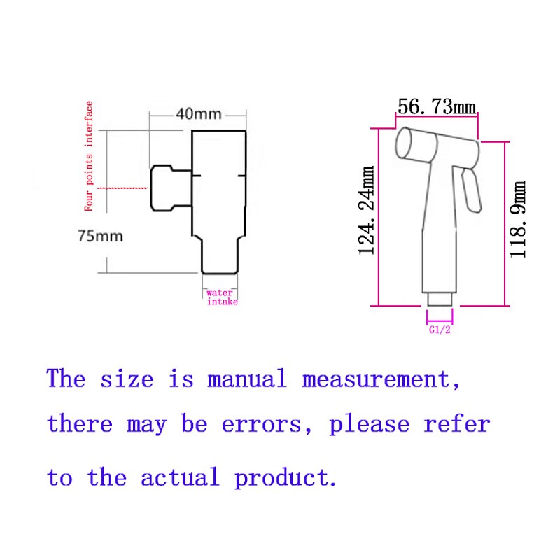 Handheld Bidet Sprayer Setsfor Toilet,Handheld Diaper Sprayer,Toilet Cleaning Sprayer,Bathroom Jet Sprayer Kit Spray Attachment With Hose,Stainless Steel Easy Install for Cleaning Female 9