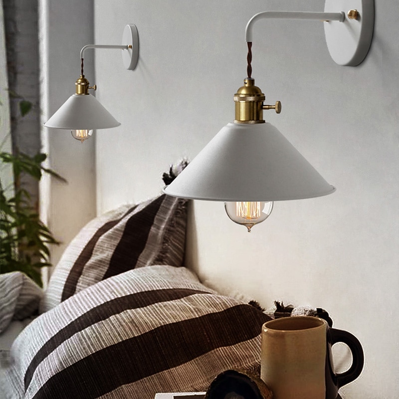 22cm LED Wall Light Modern Nordic Bedside Light Single Design Metal Painted Finishes 110-120V 220-240V