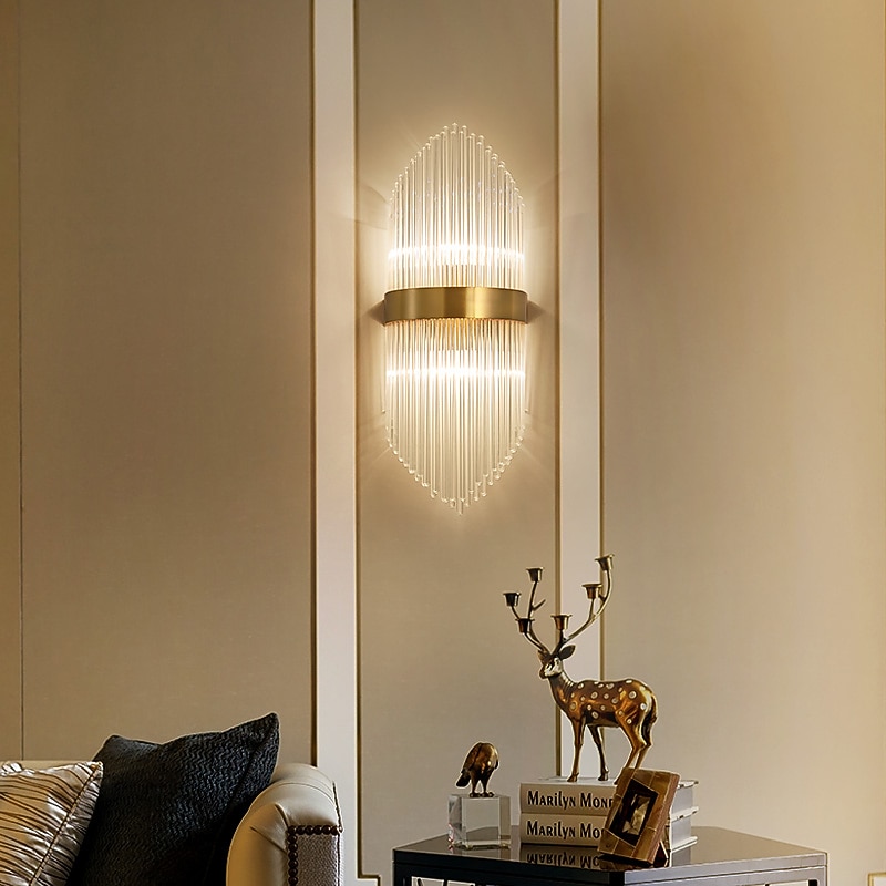 Crystal Modern Nordic Style Wall Lamps Wall Sconces Living Room Bedroom Crystal Wall Light 220-240V3