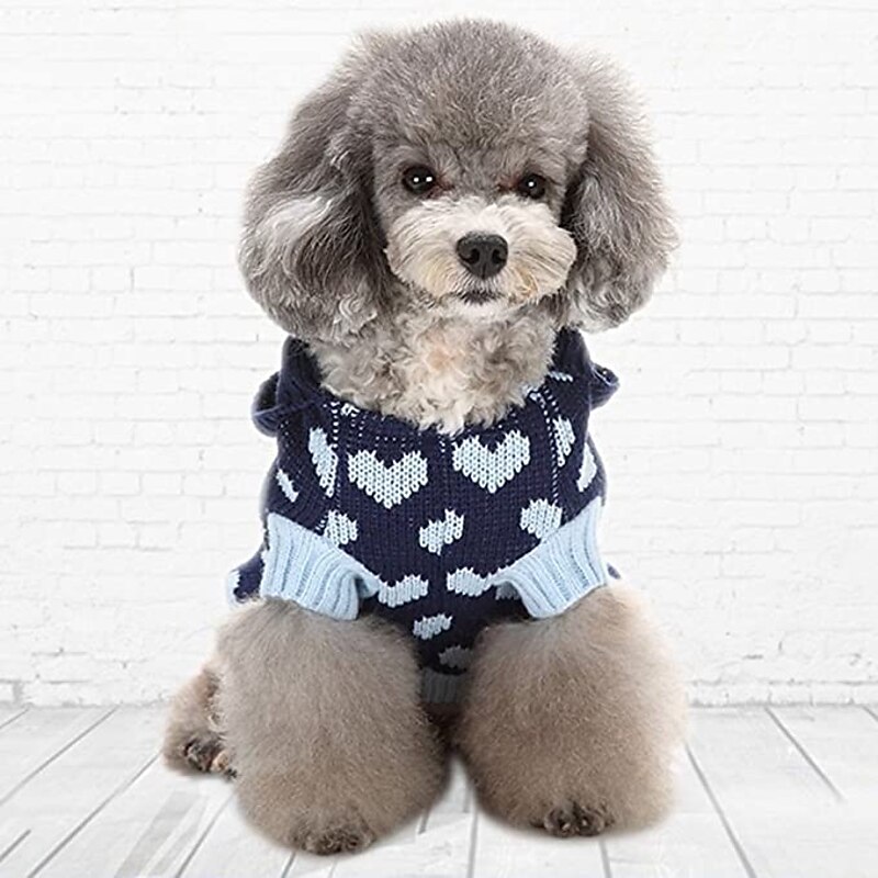 Cat Dog Sweater Sweatshirt Puppy Clothes Sweatshirts Jumper Casual Daily Winter Warm Dog Clothing4