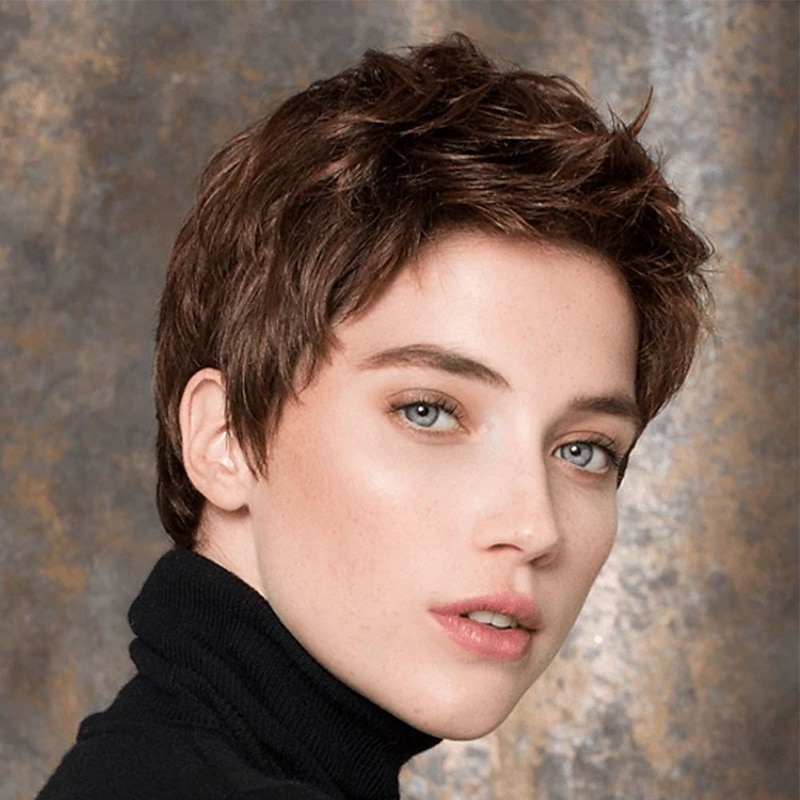 Synthetic Wig Curly Short Bob Wig Blonde Short Brown Blonde Synthetic Hair Women's Fashionable Design Exquisite Fluffy Blonde Brown