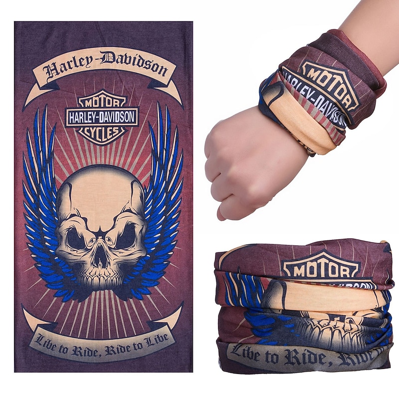 Cycling Face Mask Cover Headwear Neck Gaiter Neck Tube Scarf Halloween UV Sun Protection Windproof Fast Dry Quick Dry Bike / Cycling American flag 108 Ghost head Winter for Men's Women's Motobike4