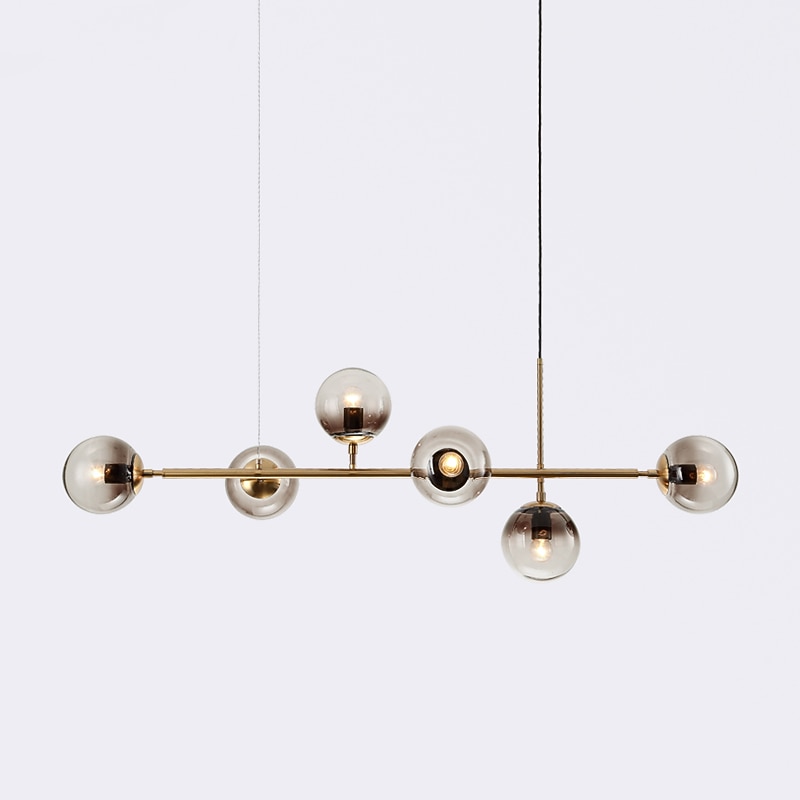 120 cm Nordic Pendant Light Globle Metal Electroplated Modern 110-120V 220-240V2