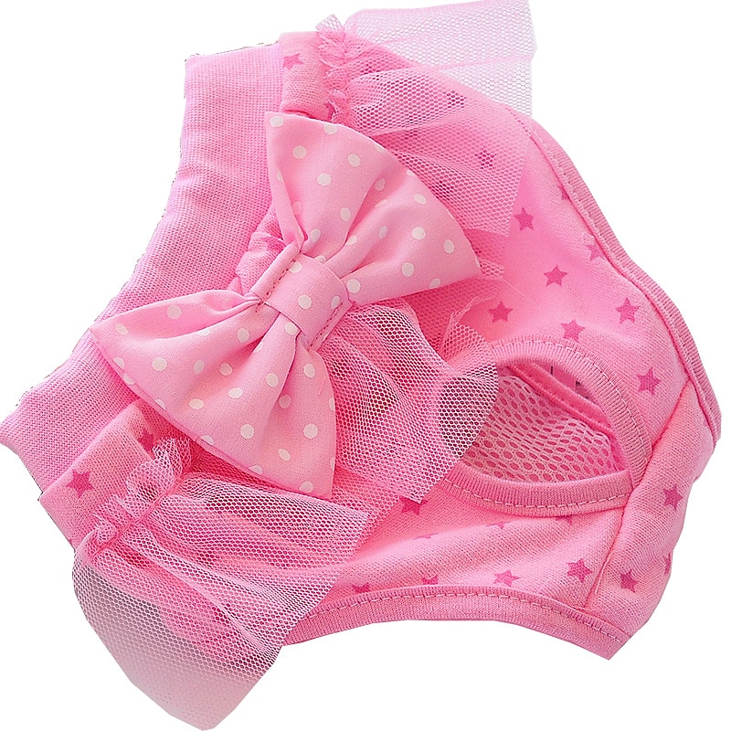 Dog Dog Physiological Menstrual Pants Pet Underwear Diapers Fashion Cute Adjustable Breathable Soft Washable Casual Daily Dog Clothing for Poodle Pomeranian Small Medium Large2