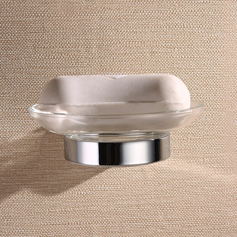 Soap Dishes & Holders New Design / Creative Contemporary / Modern Brass / Glasses / Metal 1pc - Bathroom Wall Mounted2