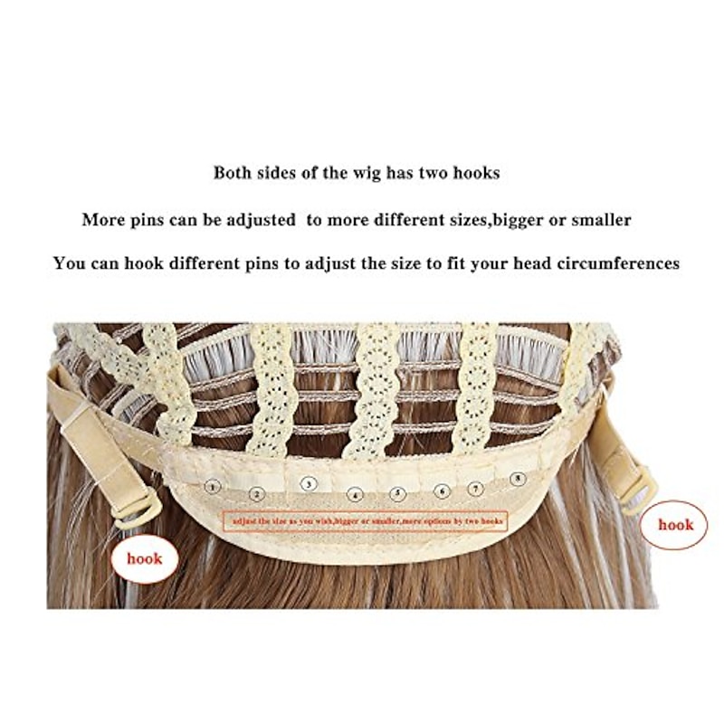 Long Purple Wigs for Kids Straight Cosplay Wig Anime  Party Wig Halloween Wigs3