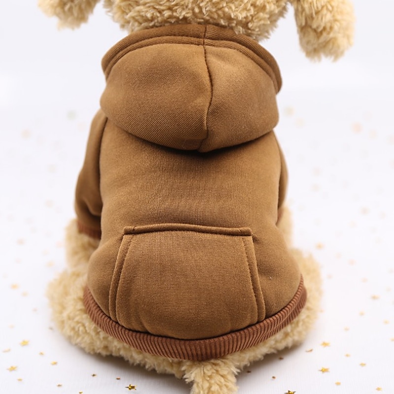Dog Clothes Pet Dog Hoodies for Small Dogs Vest Chihuahua Clothes Warm Coat Jacket Autumn Puppy Outfits Dog Cats Clothing2
