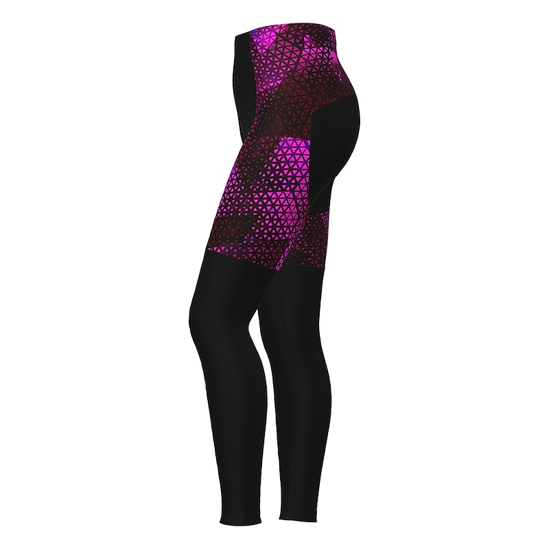 Women's Graphic Patterned Cycling Tights Bike Pants Tights Mountain Bike MTB Road Bike Cycling Sports Thermal Warm 3D Pad Warm Quick Dry Yellow Red Clothing Apparel Bike Wear4