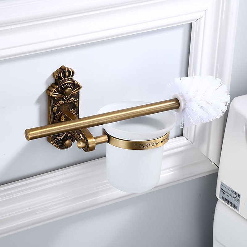 Towel Bar Foldable / Multilayer Antique Aluminum 1pc - Hotel bath Wall Mounted4