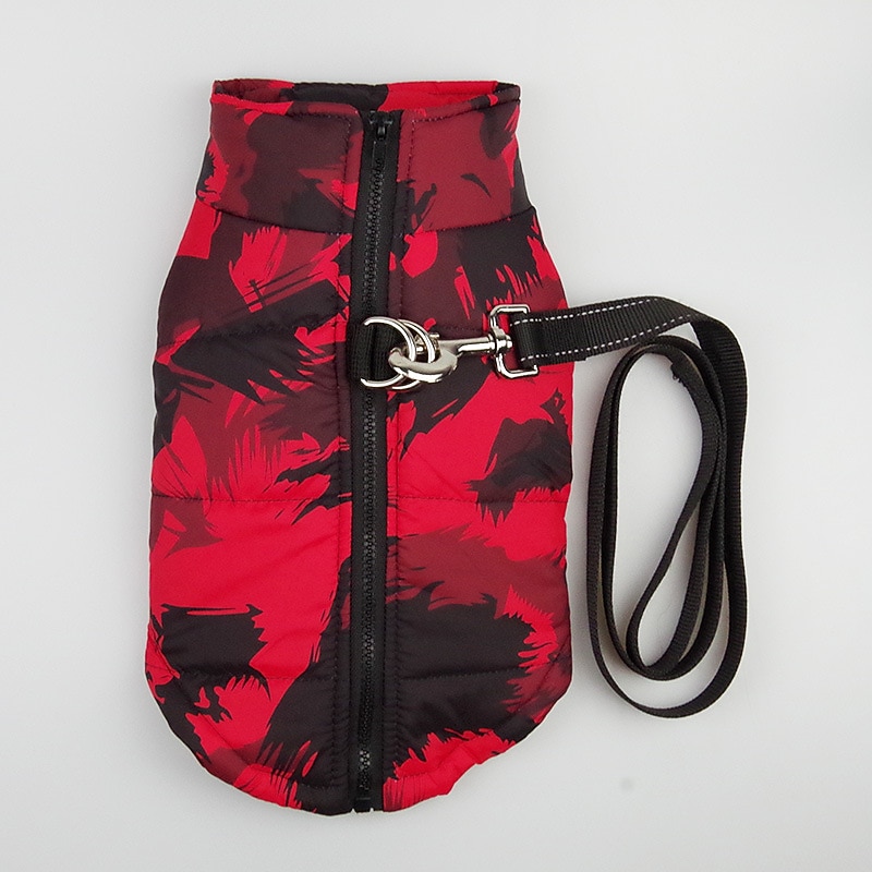 dog clothes for small dogs winter puppy pet dog clothes waterproof medium large dog coat jacket (l, orange)2