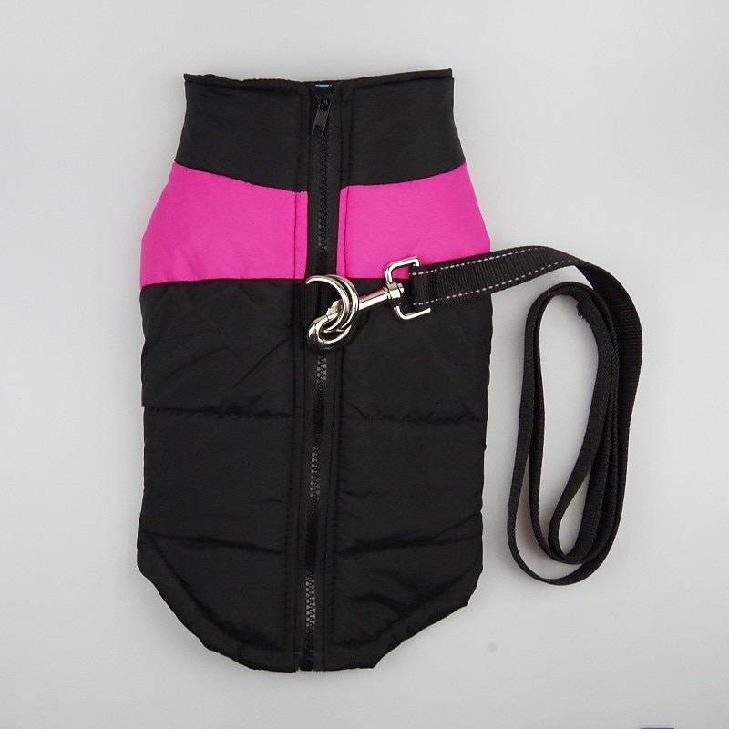 dog clothes for small dogs winter puppy pet dog clothes waterproof medium large dog coat jacket (l, orange)4