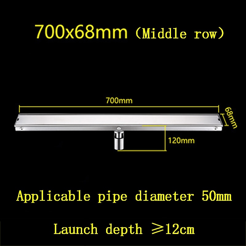 Drain New Design Modern Stainless Steel / Iron 1pc - Hotel bath Floor Mounted4