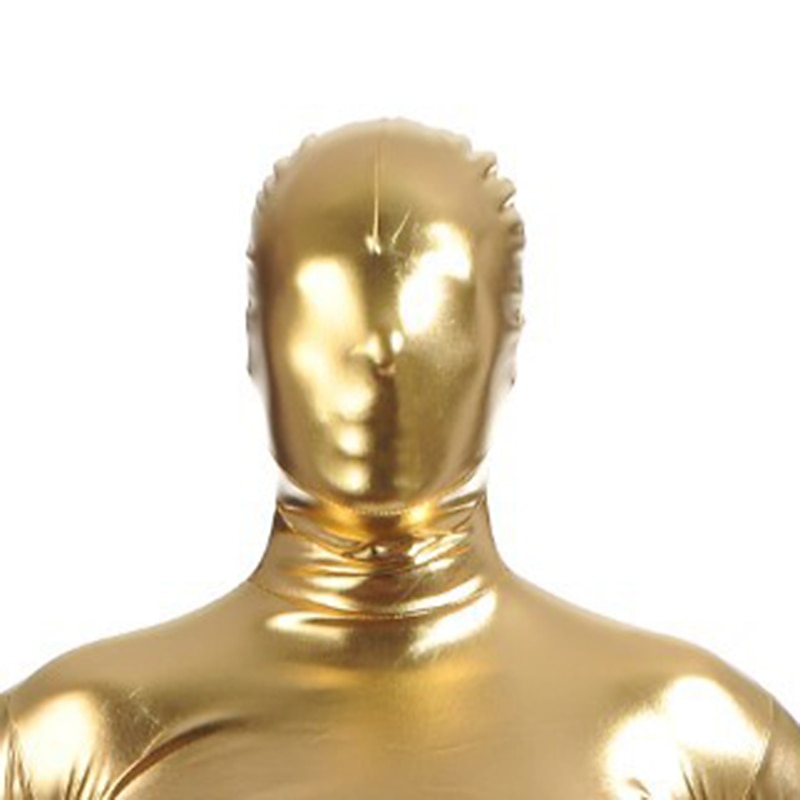 Mask Bodysuit Carnival Costume Full Body Suit Men's Women's Cosplay Sexy Costume Halloween Solid Color Costume for Halloween Carnival Masquerade Adults'