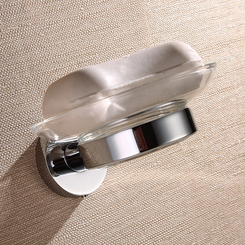 Soap Dishes & Holders New Design / Creative Contemporary / Modern Brass / Glasses / Metal 1pc - Bathroom Wall Mounted3