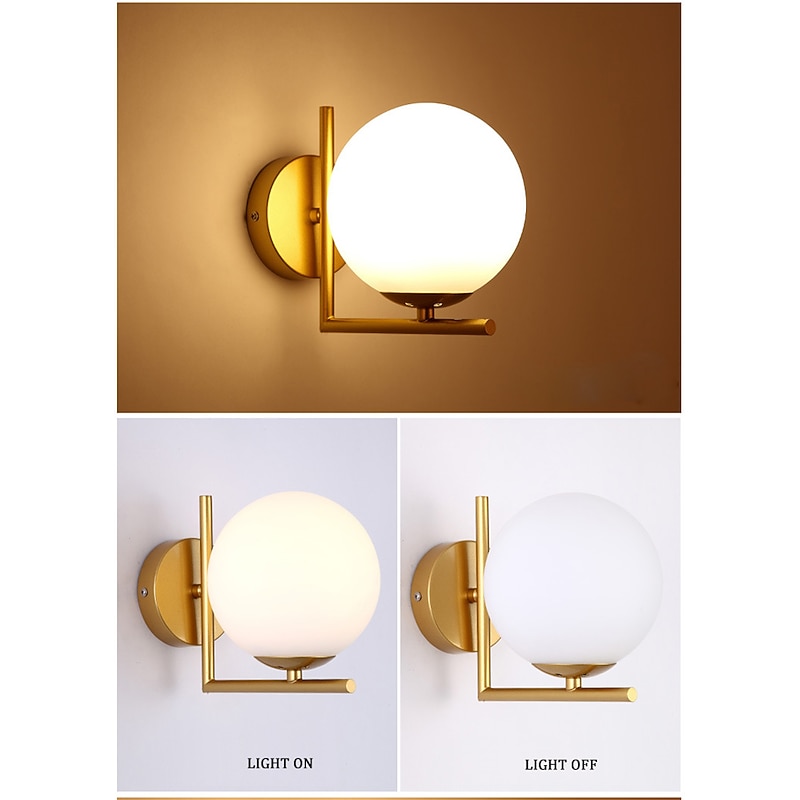Lightinthebox Creative Modern Nordic Style Wall Lamps & Sconces Bedroom Shops Cafes Aluminum Wall Light IP20 110-120V 220-240V 60 W4