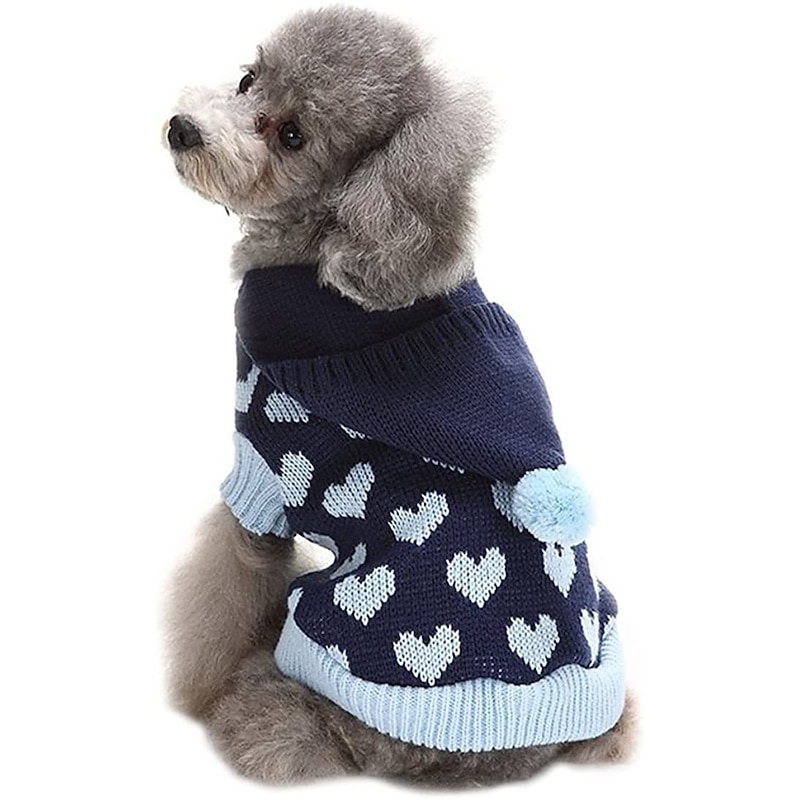 Cat Dog Sweater Sweatshirt Puppy Clothes Sweatshirts Jumper Casual Daily Winter Warm Dog Clothing3