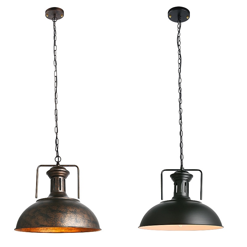 41cm LED Pendant Light Vintage Nordic Style Single Design Metal Painted Finishes Bar Restaurant 110-120V 220-240V2