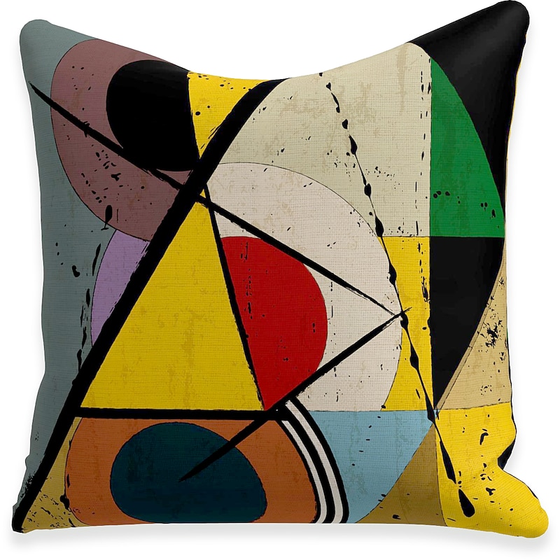 Kandinskiy Decorative Toss Pillows Cover 5PCS Soft Square Cushion Case Pillowcase for Bedroom Livingroom Sofa Couch Chair4