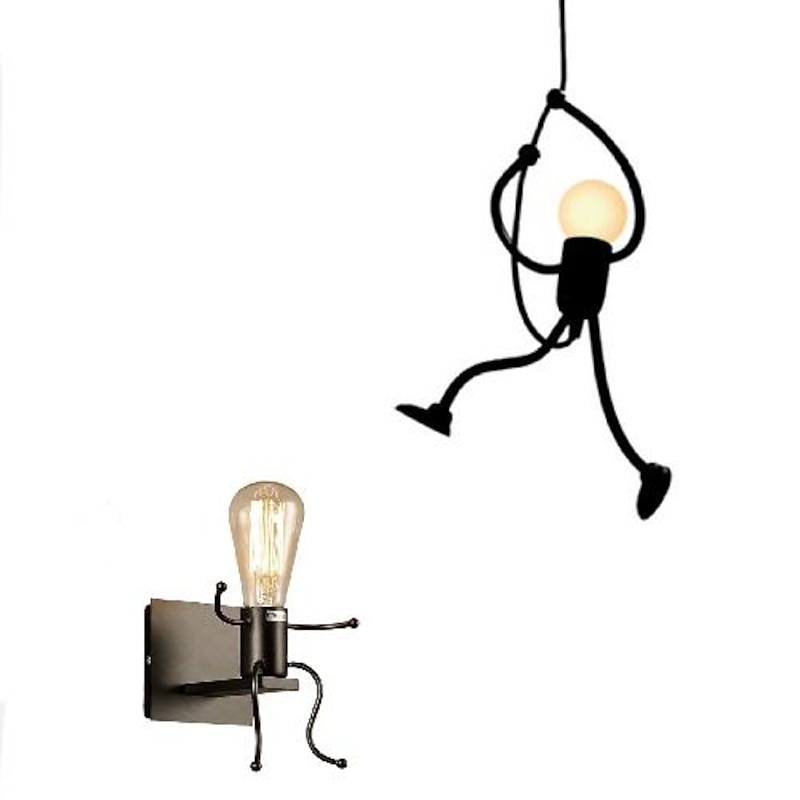 Lightinthebox Rustic / Lodge Modern Contemporary Novelty Wall Lamps Wall Sconces Metal Wall Light 110-120V 220-240V 40 W2