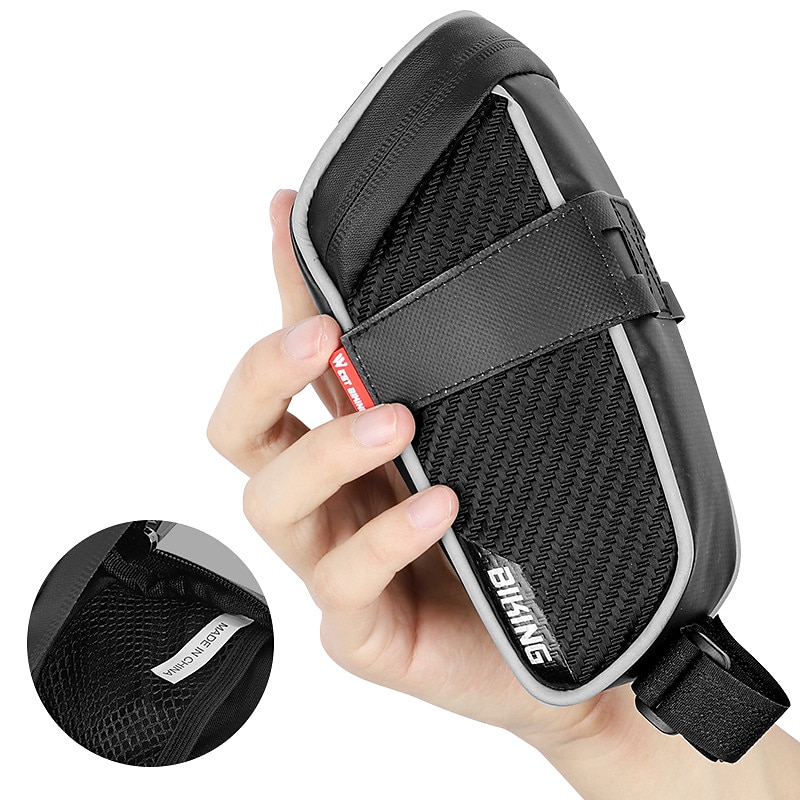 1.5 L Bike Rack Bag Wearable Easy to Install Bike Bag PU(Polyurethane) Bicycle Bag Cycle Bag Cycling Triathlon4