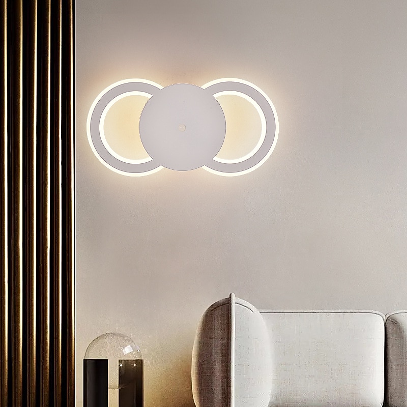 35cm New LED Ceiling Light Modern Black White Porch Lamp Corridor Lamp Bedroom Living Room Lamp Modern Simple Creative Wall Lamp Study Lamp Balcony Multi Purpose Lamp3