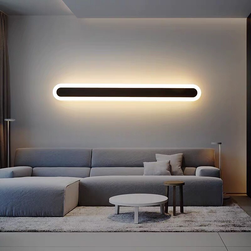 Lightinthebox 80cm LED Wall Lights Long Wall Lamp Minimalist Simple Bedroom Dining Room Acrylic Wall Light 220-240V 20 W2