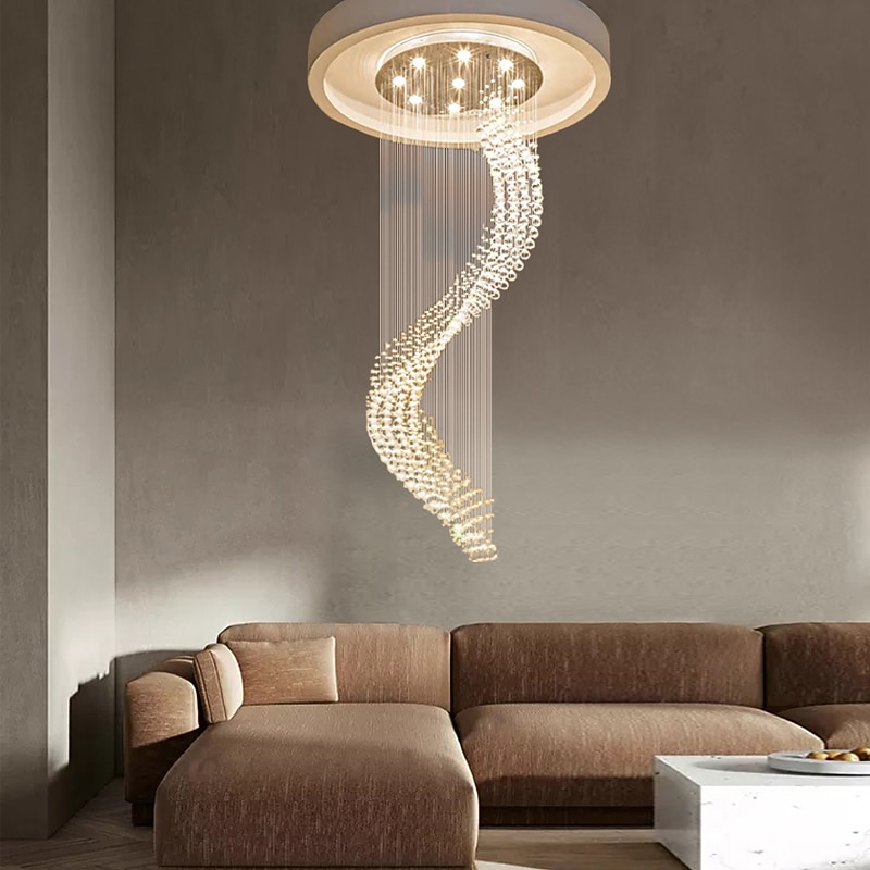 50 cm Lantern Desgin Chandelier Gold Pendant Light Metal LED 110-120V  220-240V