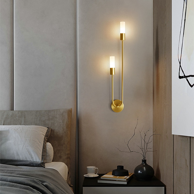 Creative Modern Copper LED Wall Lights Dining Room Office Wall Light 220-240V 5*2 W - Main Image