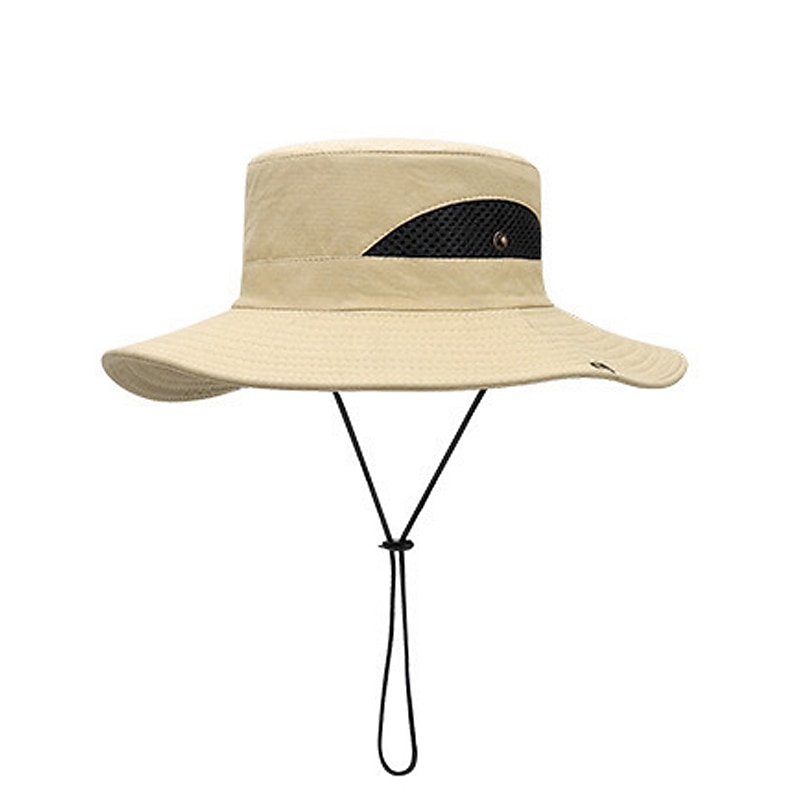Hiking Hat Sun Hat for Men/Women, Sun Protection Wide Brim Bucket Hat Waterproof Breathable Packable Boonie Hat for Fishing Camping Hiking 19