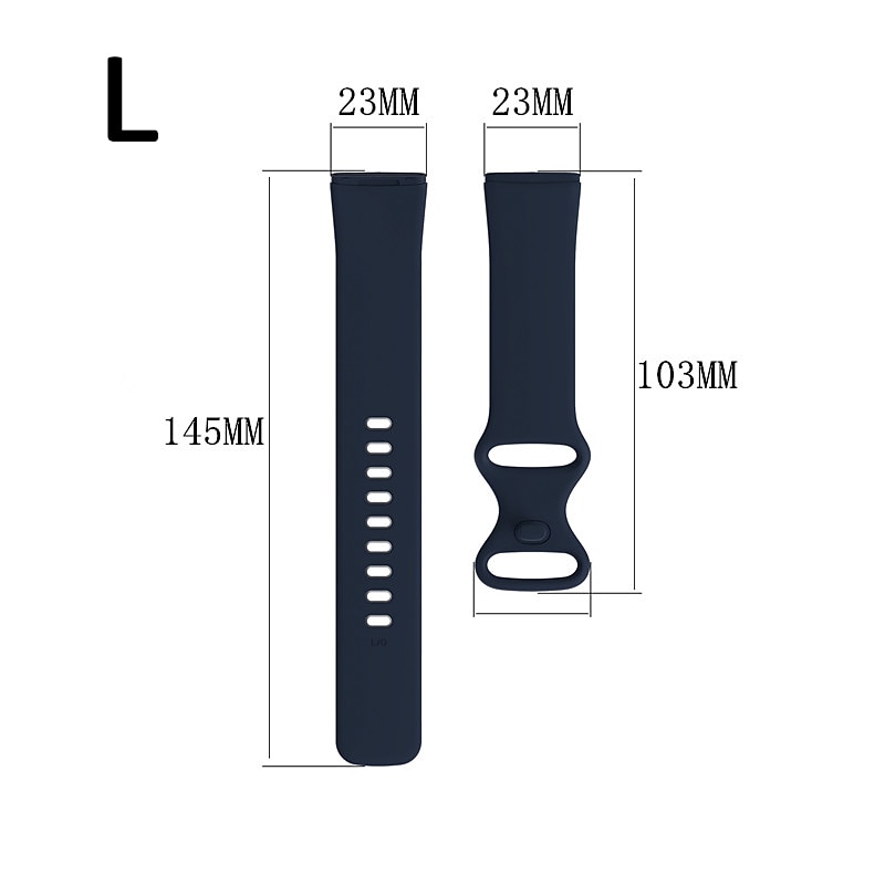 1 pcs Smart Watch Band for Fitbit Versa 3 / Fitbit Sense Silicone Smartwatch Strap Soft Breathable Sport Band Fitness Replacement Wristband2