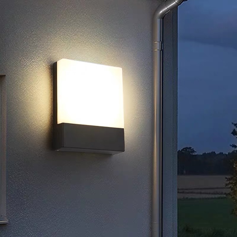 Outdoor Waterproof Wall Lights 10W Outdoor Acrylic Wall Light Outdoor Modern Basic Wall Decor for Pathway Garden 110-120V 220-240V2
